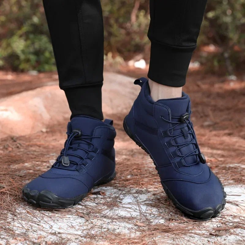 Outdoor Work Winter Shoes for Men Women Snow Casual Shoes Work Shoes Ladies Warm Fur Men Ankle Shoes  - CasualFlowshop